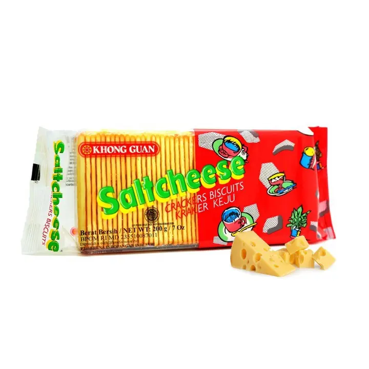 KHONG GUAN CRACKERS SALTCHEESE REGULAR PCK 200g