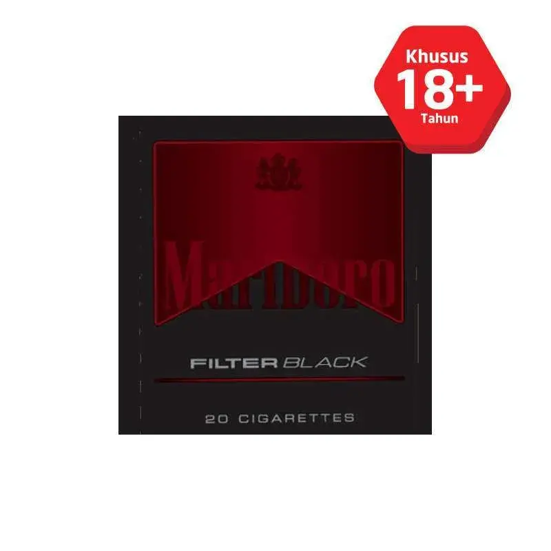 MARLBORO ROKOK FILTER BLACK BKS 20'S