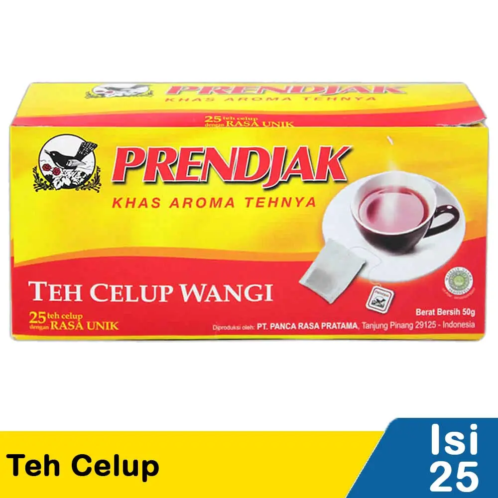 PRENDJAK TEH CELUP 25'S BOX 50g