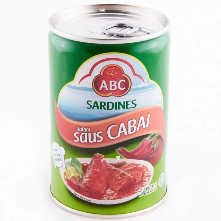 ABC SARDINES CHILI KLG 425g
