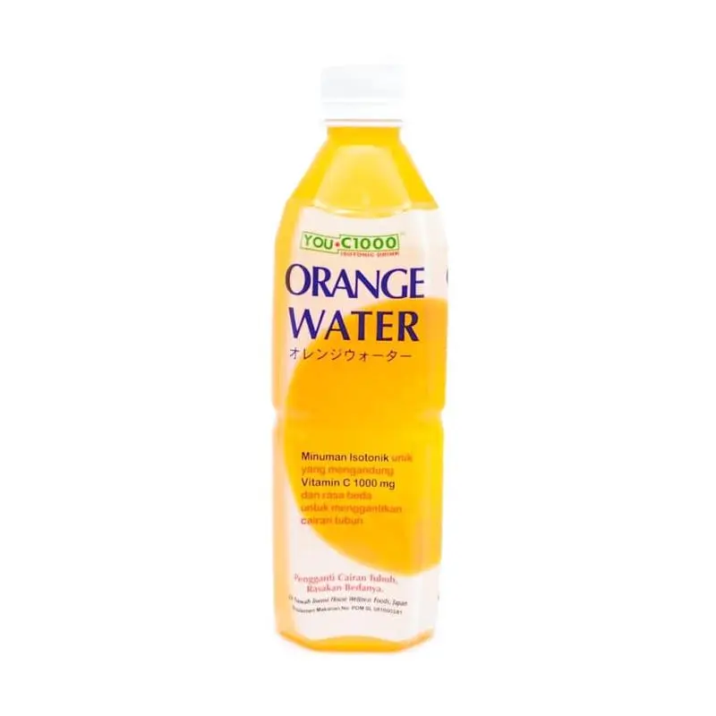 YOU C1000 ISOTONIC DRINK ORANGE WATER BTL 500mL