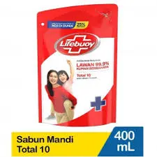 LIFEBUOY BW TOTAL10 POUCH 400ML X 24