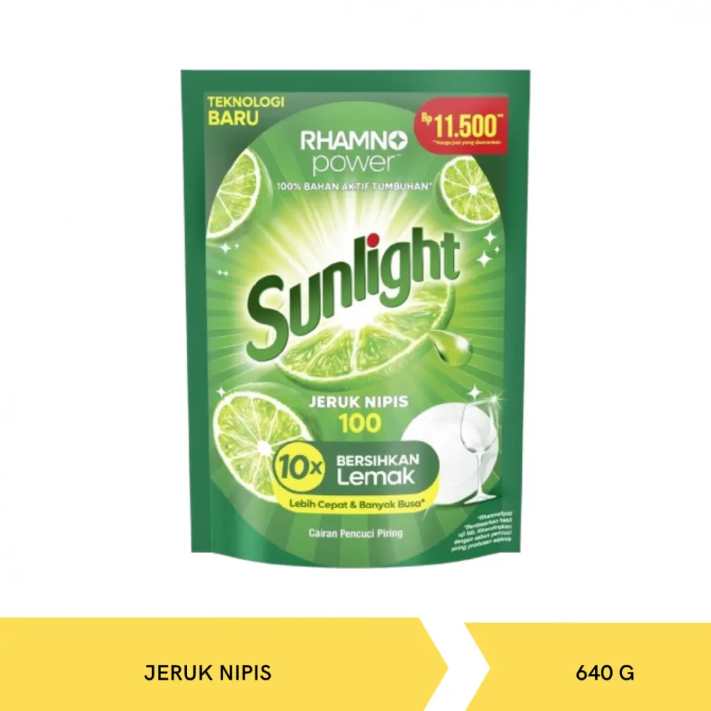 SUNLIGHT JERUK NIPIS POUCH 640G X 12