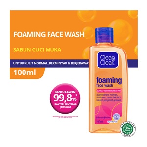 CLEAN & CLEAR FOAMING FACIAL WASH BTL 100mL