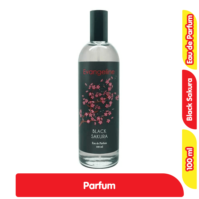 Evangeline Parfum Wanita Black Sakura 100 ml