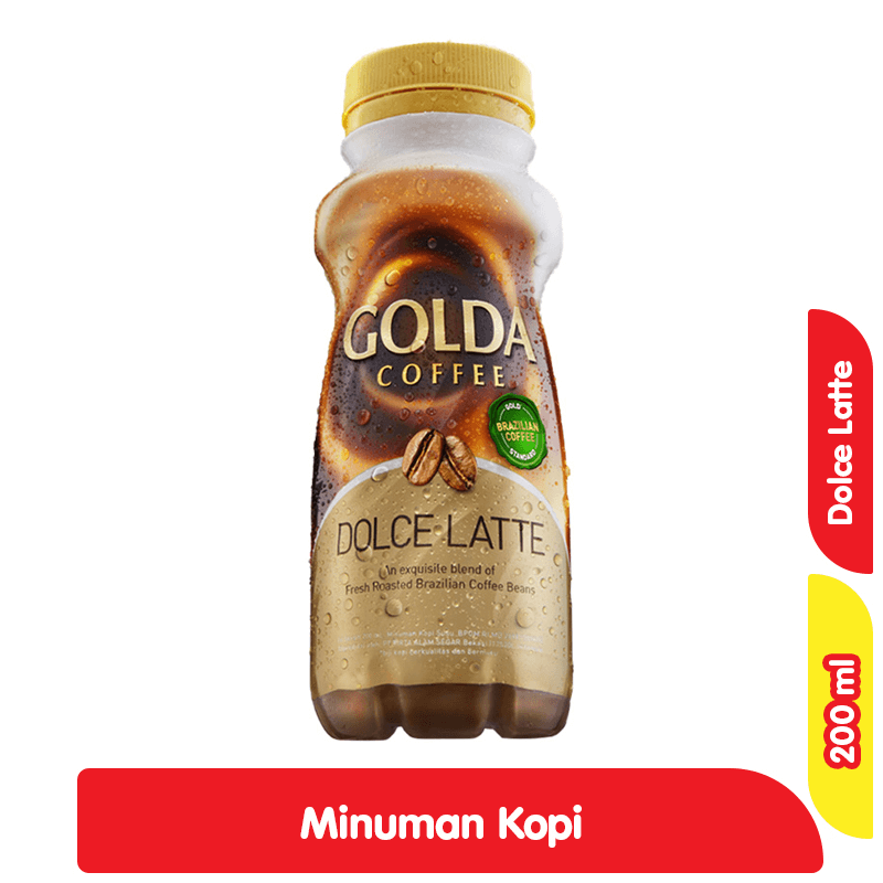 GOLDA MINUMAN KOPI DOLCE LATTE PET 200 ML