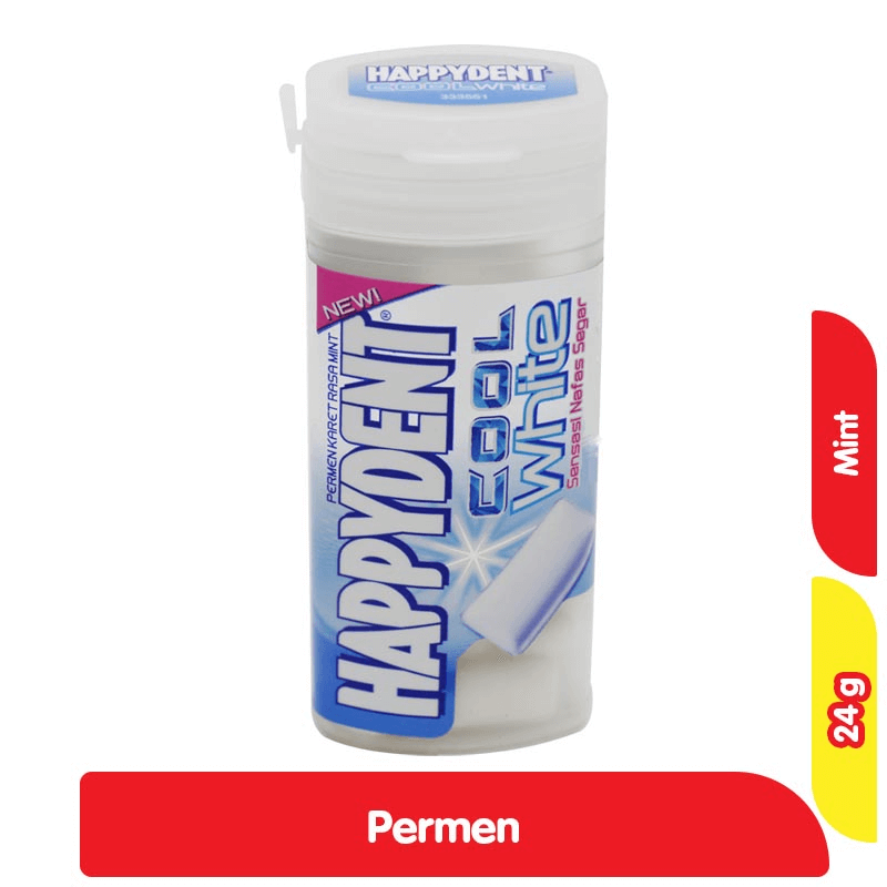Happydent Permen Cool White 24 g