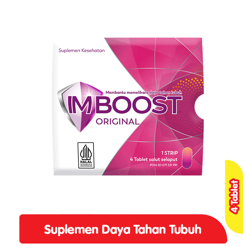 Imboost Original Suplemen Daya Tahan Tubuh 10 Tablet