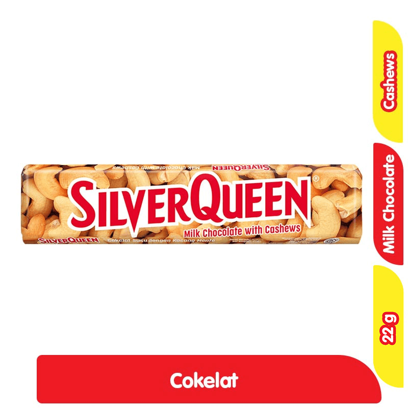 SilverQueen Cokelat Susu Batang Cashew 22 g