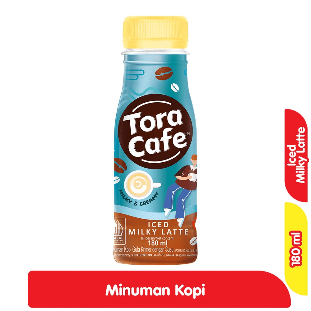 Toracafe Minuman Kopi Es Milky Latte 180 ml