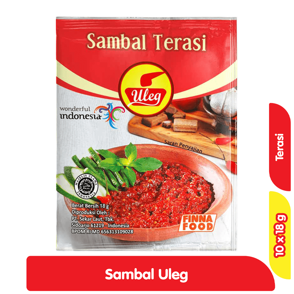 Uleg Sambal Terasi 10 x 18 g
