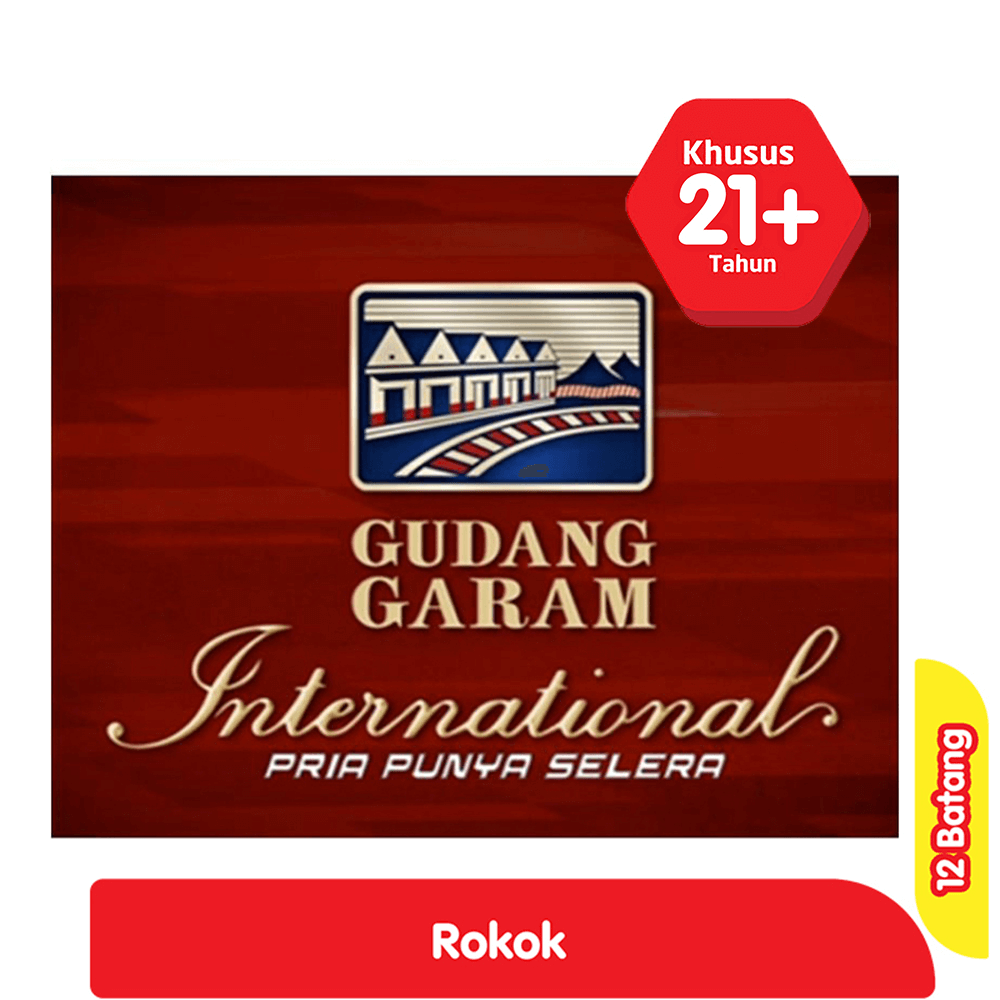 SURYA GUDANG GARAM FILTER INTERNASIONAL ROKOK ISI 12 BATANG
