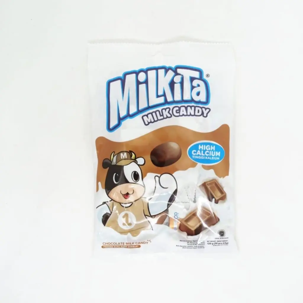 milkita milk candy cholate 105 gr (30 pcsx 3.5 gr)