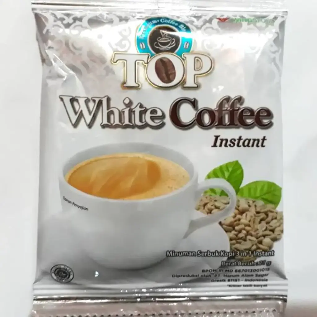 TOP KOPI WHITE 21 GR ISI 12 SCH