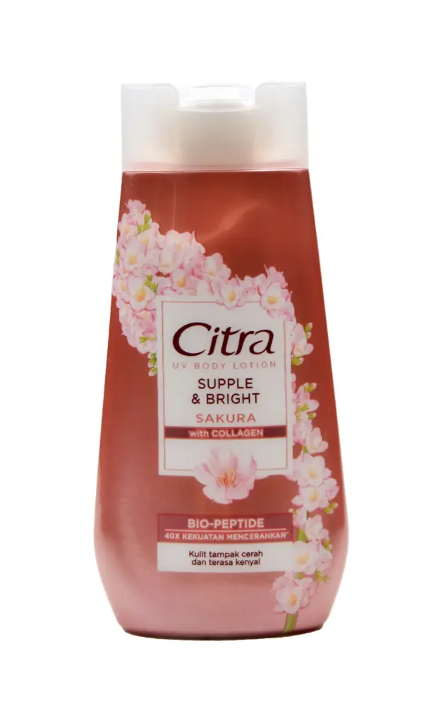 BODY LOTION CITRA SUPPLE BRIGHT SAKURA COLLAGEN 110 ML