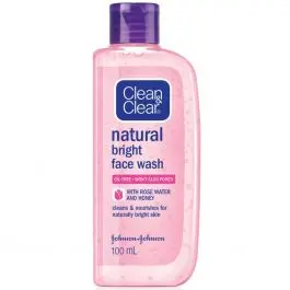 CLEAN & CLEAR FACIAL WASH NATURAL BRIGHT BTL 100 ML