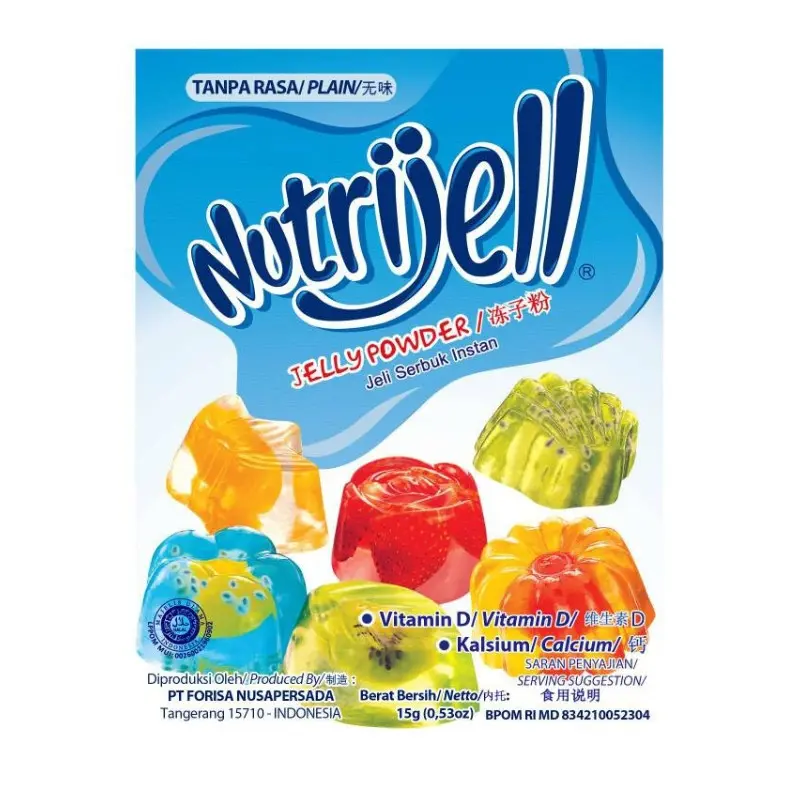 Nutrijell Jeli Serbuk Instan Plain 15 g