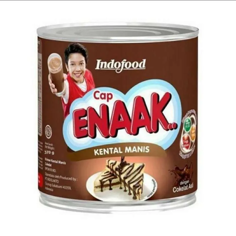 SUSU KENTAL MANIS CAP ENAAK INDOFOOD COKELAT 370 g