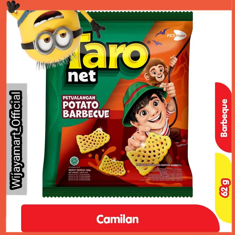 TARO NET POTATO BBQ 62GR