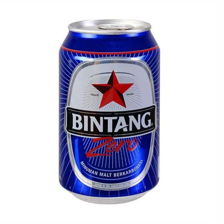 BINTANG Zero Minuman Kaleng / 100% No Alkohol 