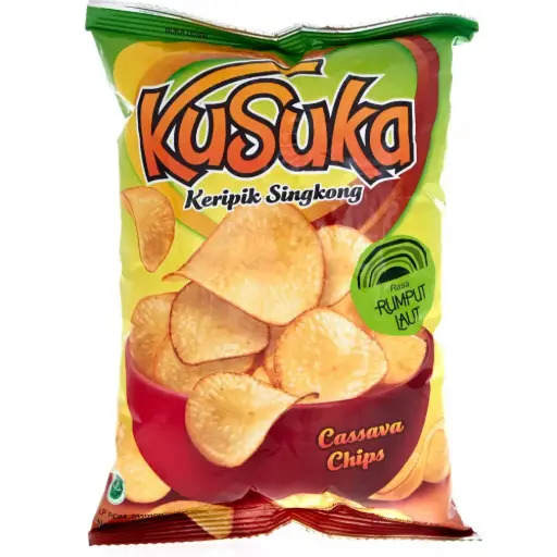 [1954] KUSUKA KERIPIK SINGKONG RUMPUT LAUT PCK 60g