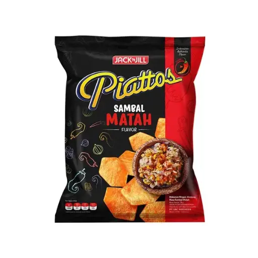 [2764] PIATTOS SNACK KENTANG SAMBAL MATAH PCK 68g