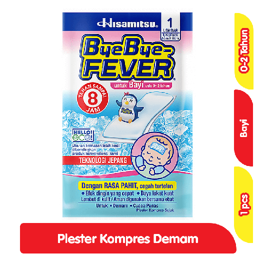 [5504] ByeBye-Fever Plester Kompres Demam Bayi 1 s
