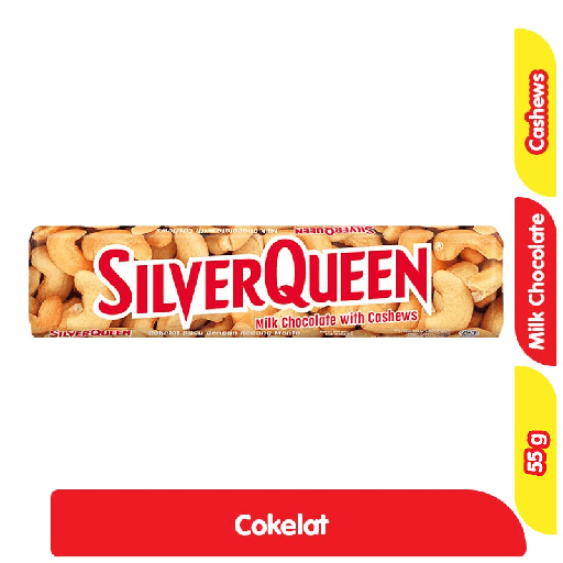 [6643] SILVERQWEEN COKELAT SUSU BATANG CASHEW 55 G