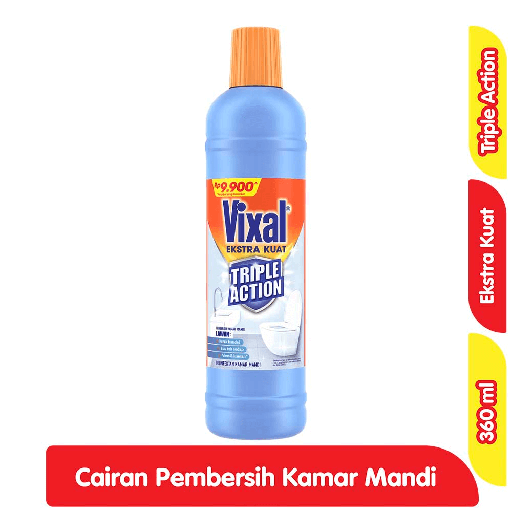 [7976] Vixal Cairan Pembersih Kamar Mandi Ekstra Kuat 360 ml