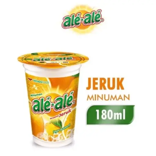[92] ALE-ALE JUICE ORANGE CUP 180 ML
