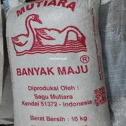 [1 Karung 50kg (1krg 5ball x 10KG)] Sagu Mutiara Kemasan 1KG