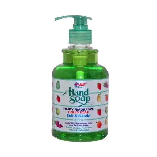 YURI HAND SOAP PUMP APPLE 410 ML 
