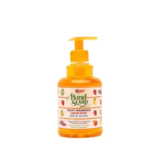 YURI HAND SOAP PUMP ORANGE 410 ML 