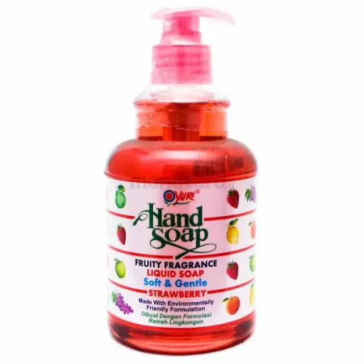 YURI HAND SOAP PUMP STRAWBERRY 410 ML
