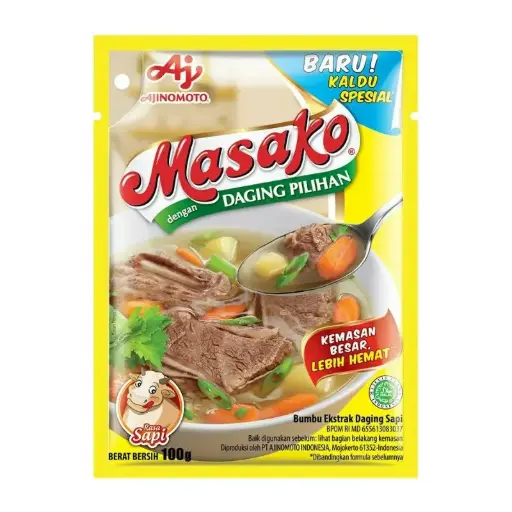 MASAKO PENYEDAP RASA SAPI 100 gr