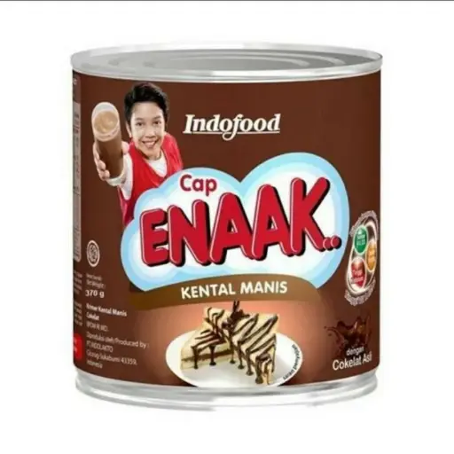 SUSU KENTAL MANIS CAP ENAAK INDOFOOD COKELAT 370 g