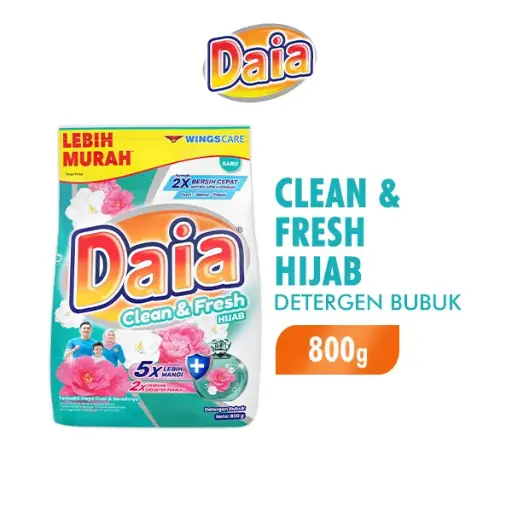 DETERGEN DAIA CLEAN&FRESH 800gr