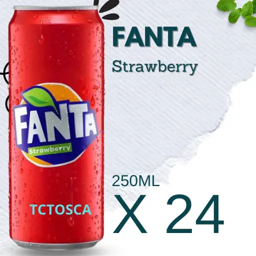 Fanta Strawberry Kaleng 250 ML